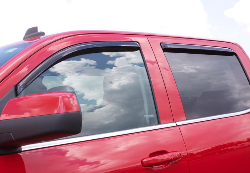 Load image into Gallery viewer, AVS 07-10 Chrysler Aspen Ventvisor In-Channel Front &amp; Rear Window Deflectors 4pc - Smoke
