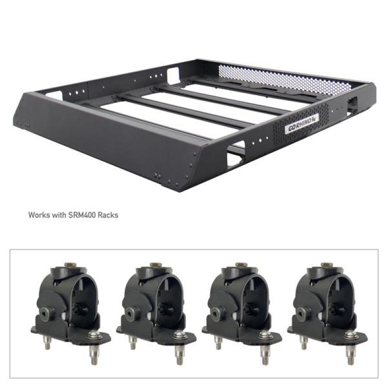 Load image into Gallery viewer, Go Rhino Adjustable Multi-Axis Mounting Kit for SRM Rack
