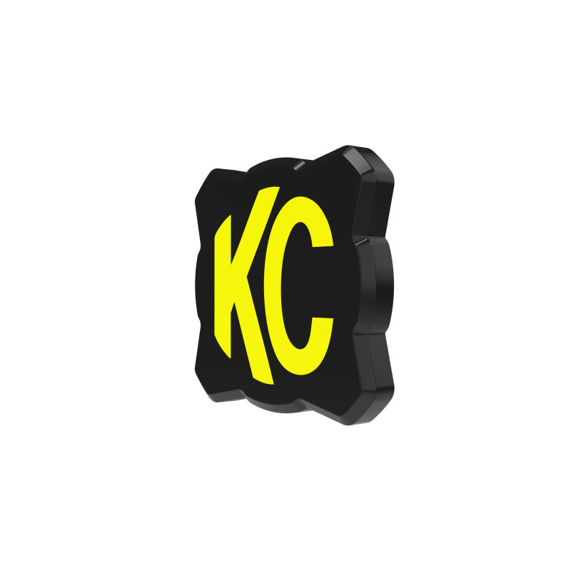 Load image into Gallery viewer, KC HiLiTES FLEX ERA 1 Single Light Cover ONLY (Black/Yellow KC Logo)

