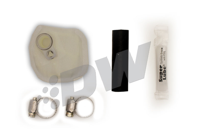 Load image into Gallery viewer, DeatschWerks 05-10 Ford Mustang V6/V8 DW300M Fuel Pump Set Up Kit

