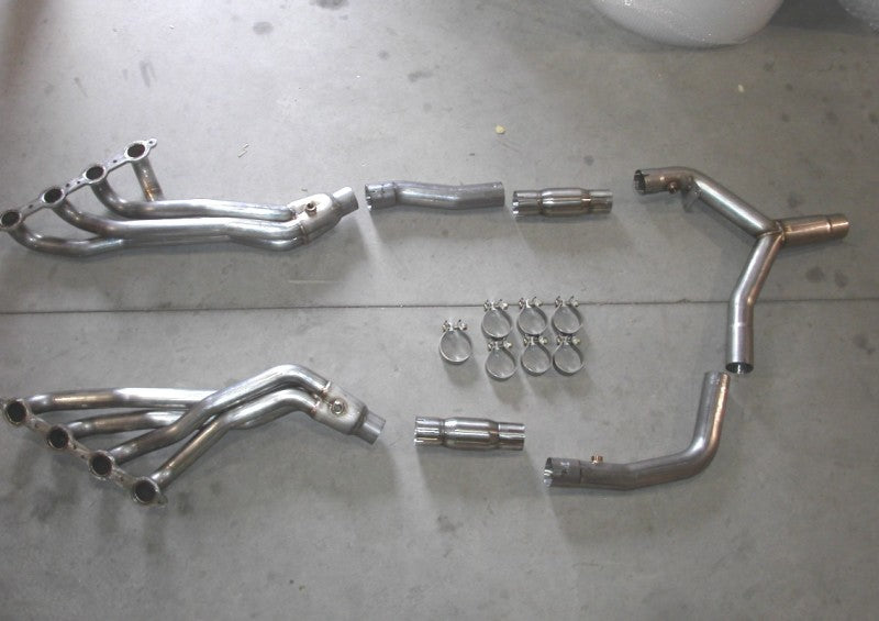 Load image into Gallery viewer, Stainless Works Chevy Camaro/Firebird 2001-2002 Headers Catted Y-Pipe
