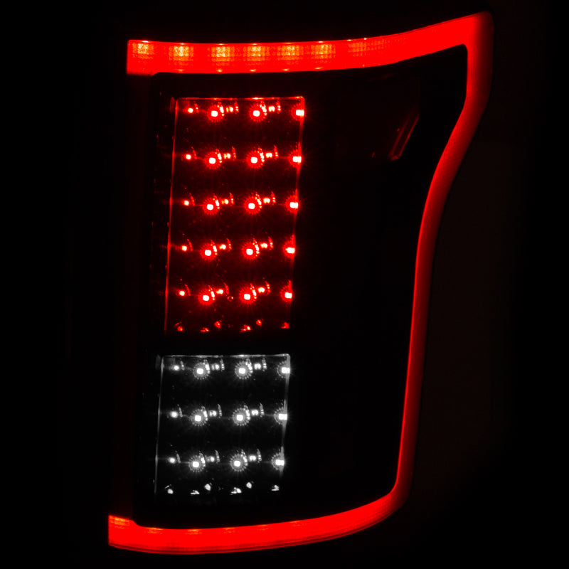 Load image into Gallery viewer, ANZO 2015-2016 Ford F-150 LED Taillights Black
