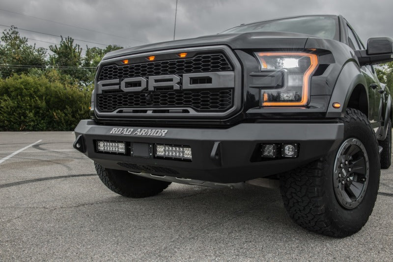 Load image into Gallery viewer, Road Armor 17-20 Ford Raptor Stealth Front Non-Winch Bumper - Tex Blk
