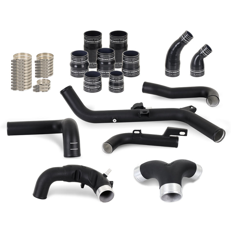 Load image into Gallery viewer, Mishimoto 2021+ Ford Bronco 2.7L High-Mount Intercooler Pipe Upgrade Kit - Wrinkle Black
