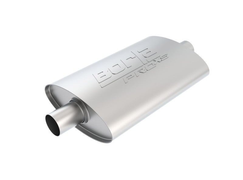 Load image into Gallery viewer, Borla Pro-XS 2inch, 2inch, 14inch x 9-1/2inch x 4inch Oval Cen/Cen w/o Notch Turbo Muffler

