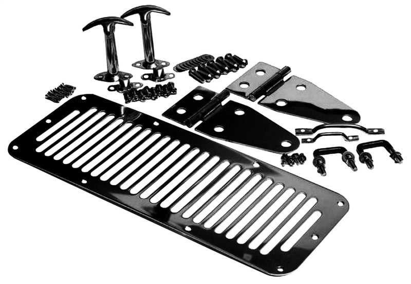 Load image into Gallery viewer, Rampage 1987-1995 Jeep Wrangler(YJ) Hood Set - Black
