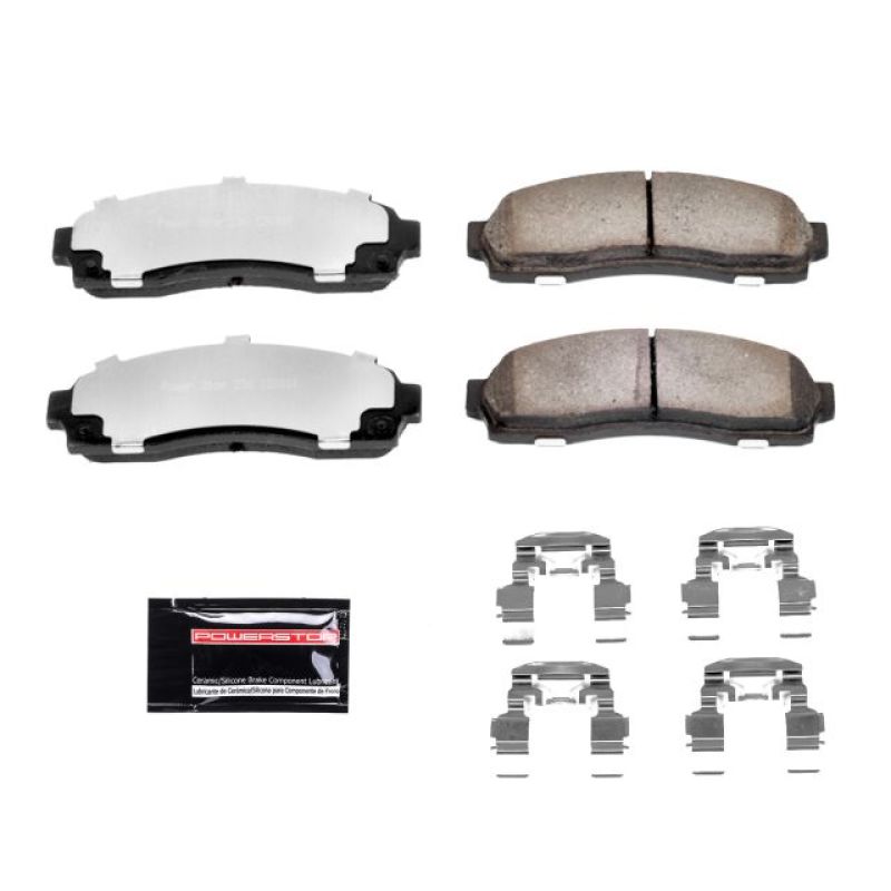 Load image into Gallery viewer, Power Stop 05-06 Chevrolet Equinox Front Z36 Truck &amp; Tow Brake Pads w/Hardware
