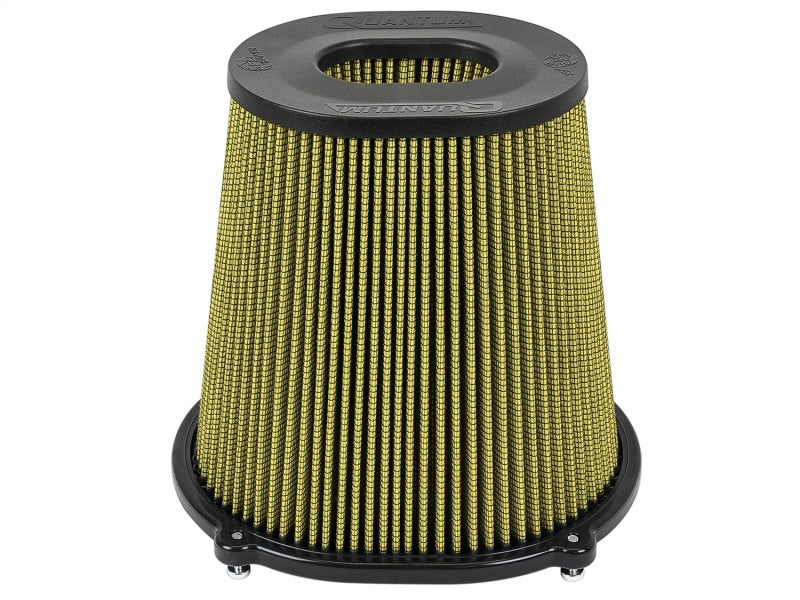 Load image into Gallery viewer, aFe Quantum Pro-Guard 7 Air Filter Inverted Top - 5in Flange x 9in Height - Oiled PG7
