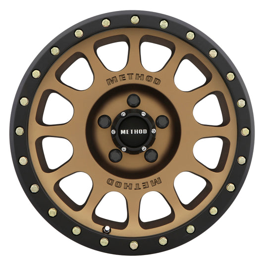 Method MR305 NV 20x9 +25mm Offset 5x150 116.5mm CB Method Bronze/Black Street Loc Wheel