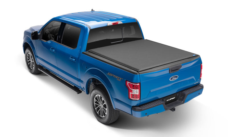 Load image into Gallery viewer, Lund 04-18 Ford F-150 (6.5ft. Bed) Genesis Elite Roll Up Tonneau Cover - Black
