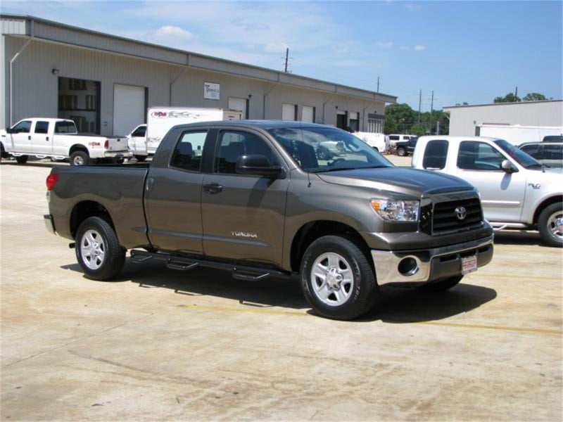 Load image into Gallery viewer, N-Fab Nerf Step 07-17 Toyota Tundra Double Cab 6.5ft Bed - Gloss Black - Bed Access - 3in
