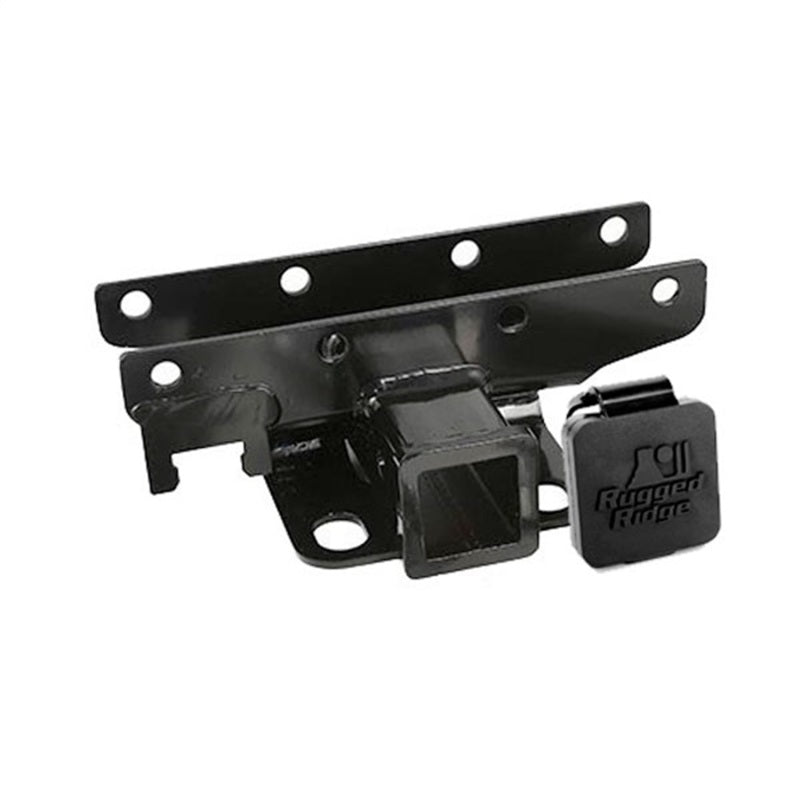 Load image into Gallery viewer, Rugged Ridge Receiver Hitch Kit RR Logo 07-18 Jeep Wrangler
