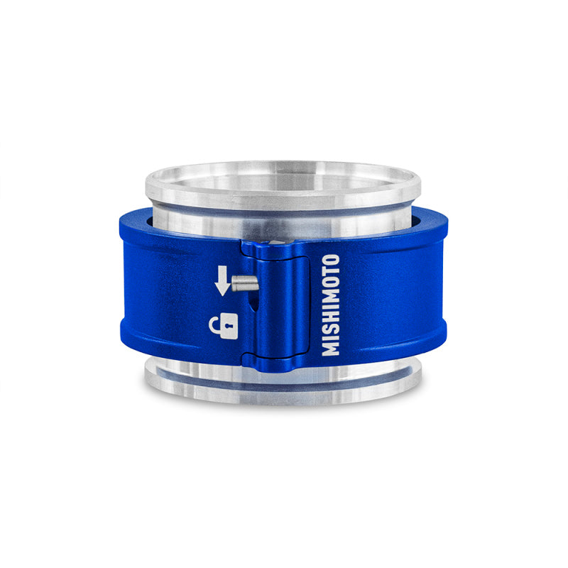 Load image into Gallery viewer, Mishimoto 2.5in Quick Release Clamp Assembly - Blue
