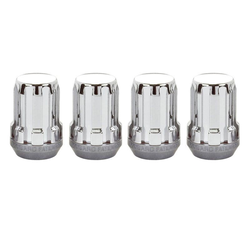 Load image into Gallery viewer, McGard SplineDrive Lug Nut (Cone Seat) M12X1.5 / 1.24in. Length (4-Pack) - Chrome (Req. Tool)

