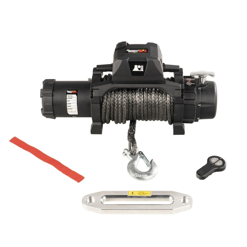 Load image into Gallery viewer, Rugged Ridge Trekker S12.5 Winch 12500lb Rope Wireless
