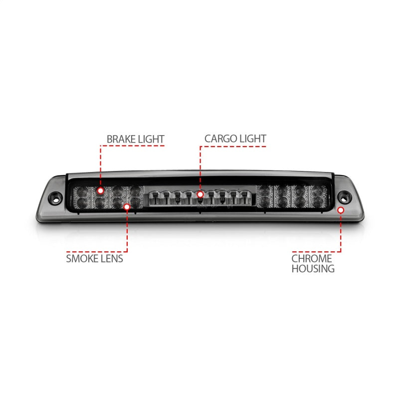 Load image into Gallery viewer, ANZO 1994-2001 Dodge Ram 1500 LED 3rd Brake Light Smoke
