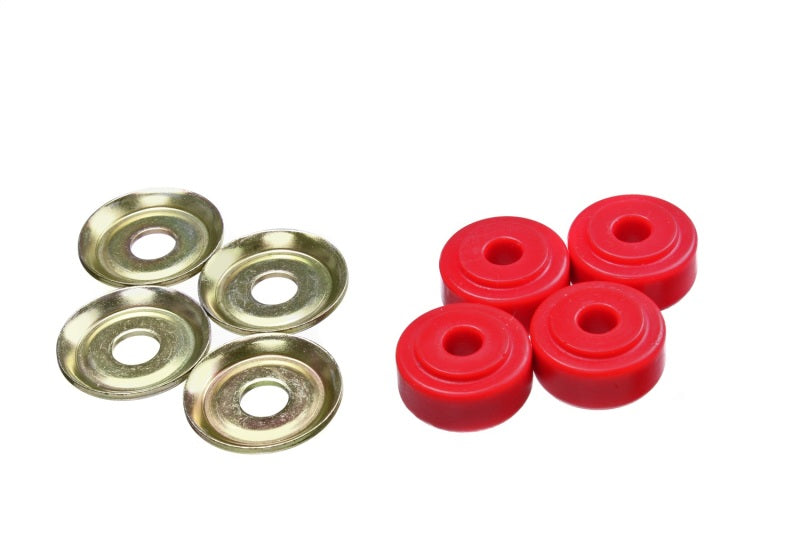 Load image into Gallery viewer, Energy Suspension Red Shock Tower Bushing Set 7/8in Nipple 3/8in ID 1-1/4in OD
