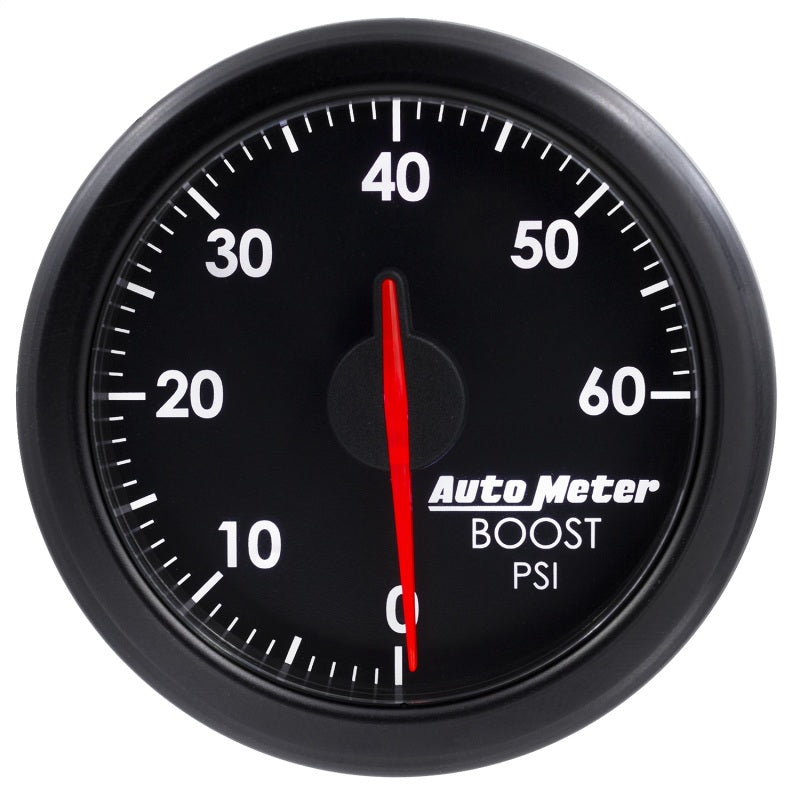 Load image into Gallery viewer, Autometer Airdrive 2-1/6in Boost Gauge 0-60 PSI - Black
