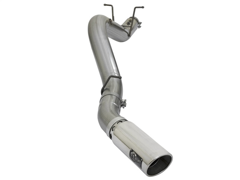 Load image into Gallery viewer, aFe LARGE BORE HD 5in 409-SS DPF-Back Exhaust w/Polished Tip 2017 GM Duramax V8-6.6L (td) L5P
