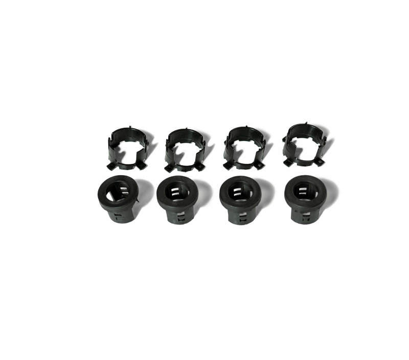 Load image into Gallery viewer, DV8 Offroad Jeep/Dodge/RAM Front Bezel &amp; Rear Clip Replacement Kit for MOPAR Sensors - Set of 4
