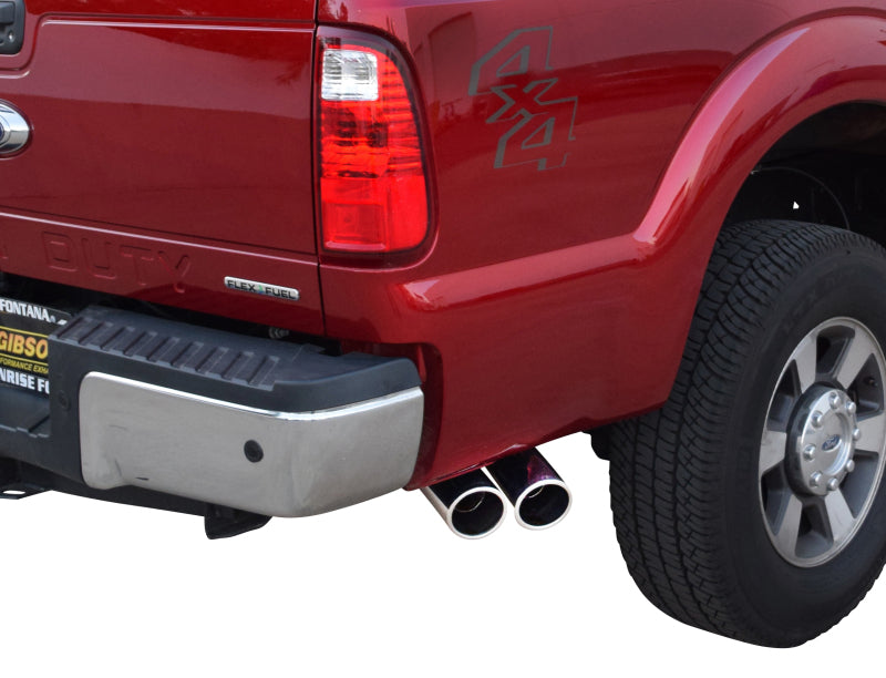 Load image into Gallery viewer, Gibson 11-16 Ford F-250 Super Duty XL 6.2L 2.5in Cat-Back Dual Sport Exhaust - Stainless
