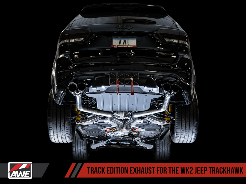 Load image into Gallery viewer, AWE Tuning 2020 Jeep Grand Cherokee SRT/Trackhawk Track Edition Exhaust - Use w/Stock Tips
