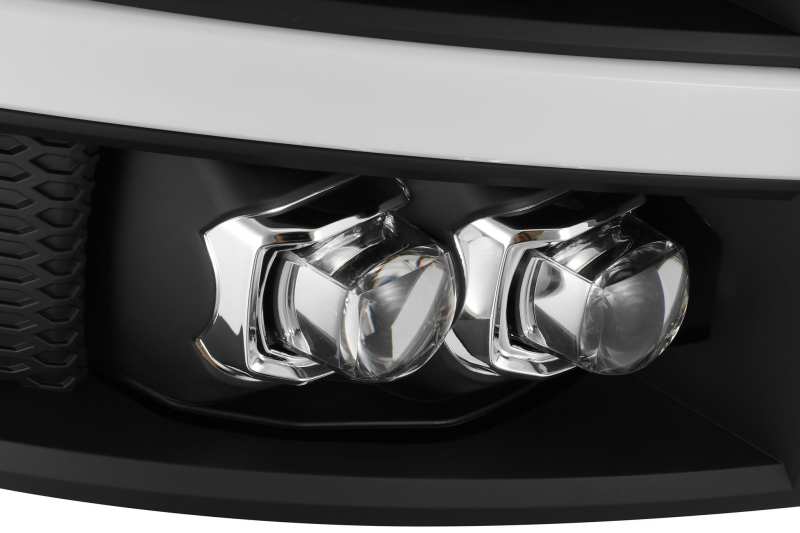 Load image into Gallery viewer, AlphaRex 07-13 Chevy 1500HD(NewBody) NOVA LED Proj Headlight Plank Sty Glos Blk w/Activ Lite/Seq Sig
