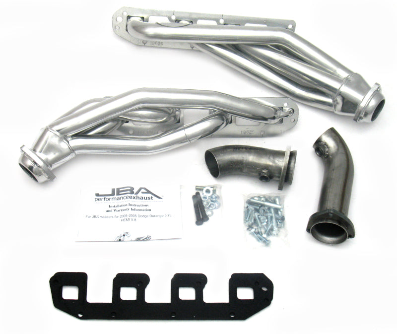 Load image into Gallery viewer, JBA 04-08 Dodge Durango 5.7L HEMI 1-5/8in Primary Silver Ctd Cat4Ward Header
