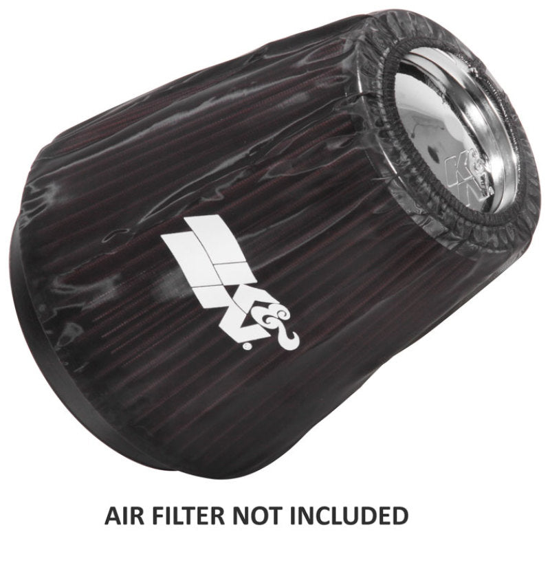 Load image into Gallery viewer, K&amp;N Black Drycharger Round Tapered Custom Air Filter Wrap
