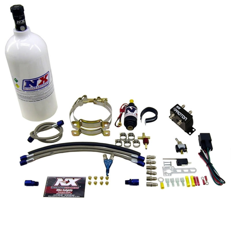 Load image into Gallery viewer, Nitrous Express Single Cyl Proton Nitrous Kit w/1.0lb Bottle
