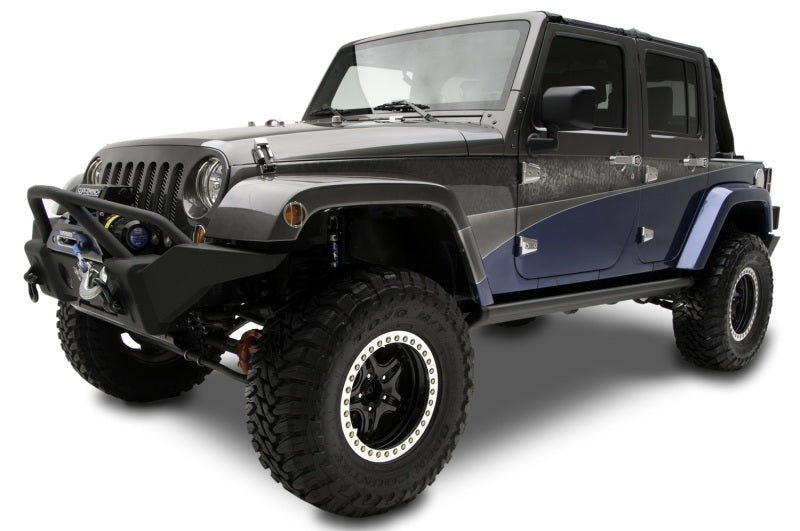 Load image into Gallery viewer, AMP Research 2007-2017 Jeep Wrangler JK 4 Door PowerStep - Black
