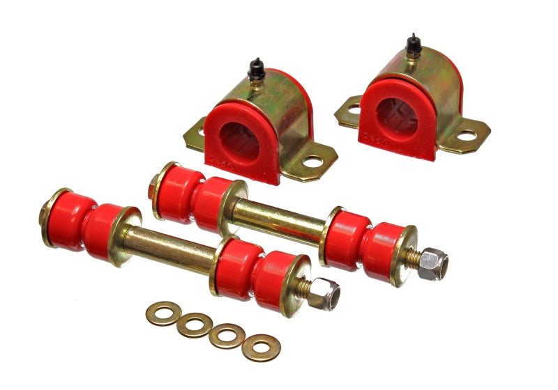 Load image into Gallery viewer, Energy Suspension 95-00 Toyota Pickup 2WD (Exc T-100/Tundra) Red 25mm Front Sway Bar Bushing Set
