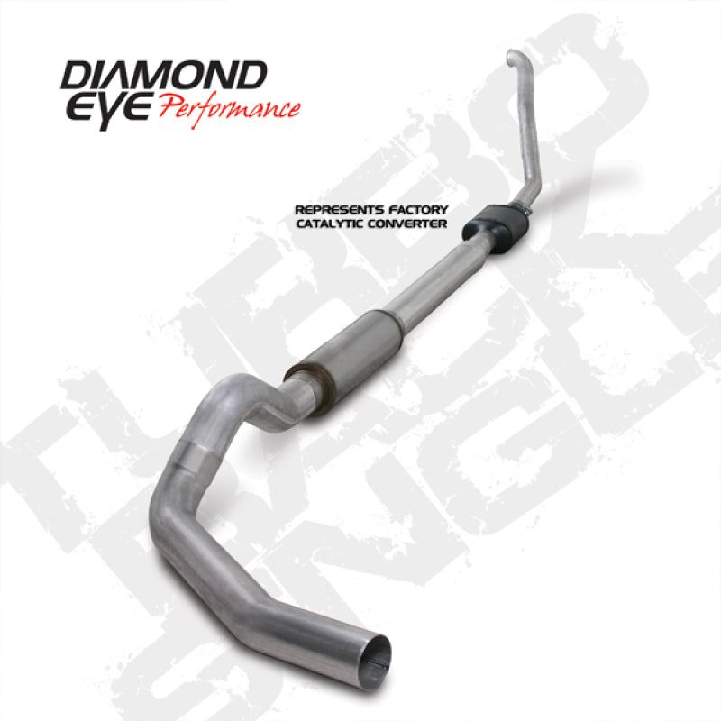 Load image into Gallery viewer, Diamond Eye KIT 5in Turbo Back SGL AL: 94-97 FORD 7.3L F250/F350 PWRSTROKE NFS W/ CARB EQUIV STDS
