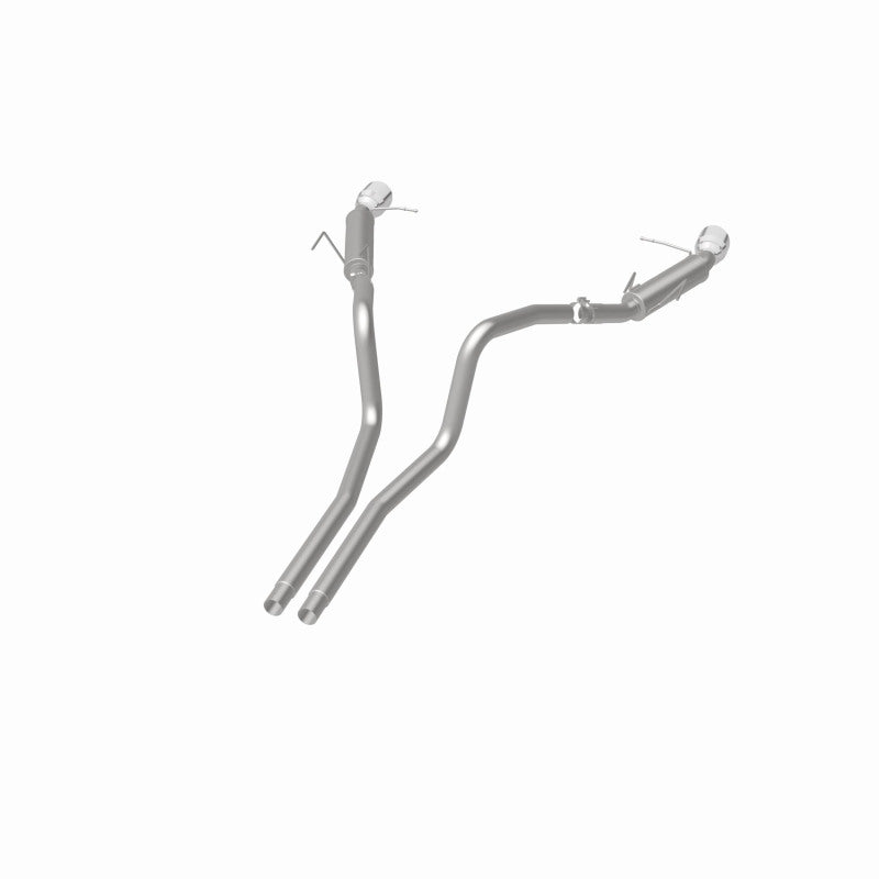 Load image into Gallery viewer, Magnaflow 2014 Ford Mustang V6 3.7L Comp Series Dual Split Rear Polished Stainless C/B Perf Exhaust
