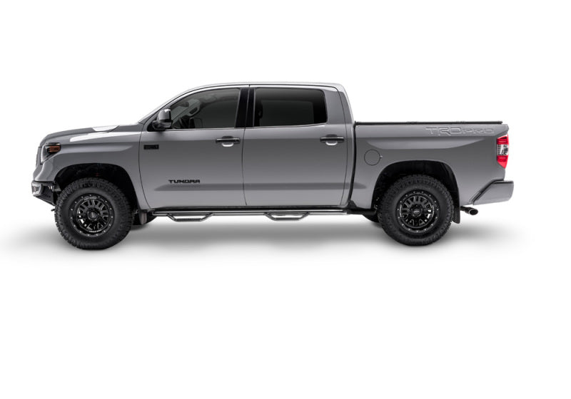 Load image into Gallery viewer, N-Fab Nerf Step 07-17 Toyota Tundra CrewMax 5.6ft Bed - Gloss Black - W2W - 3in
