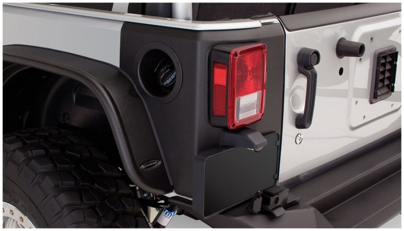Load image into Gallery viewer, Bushwacker 07-18 Jeep Wrangler Trail Armor Rear Corners - Black
