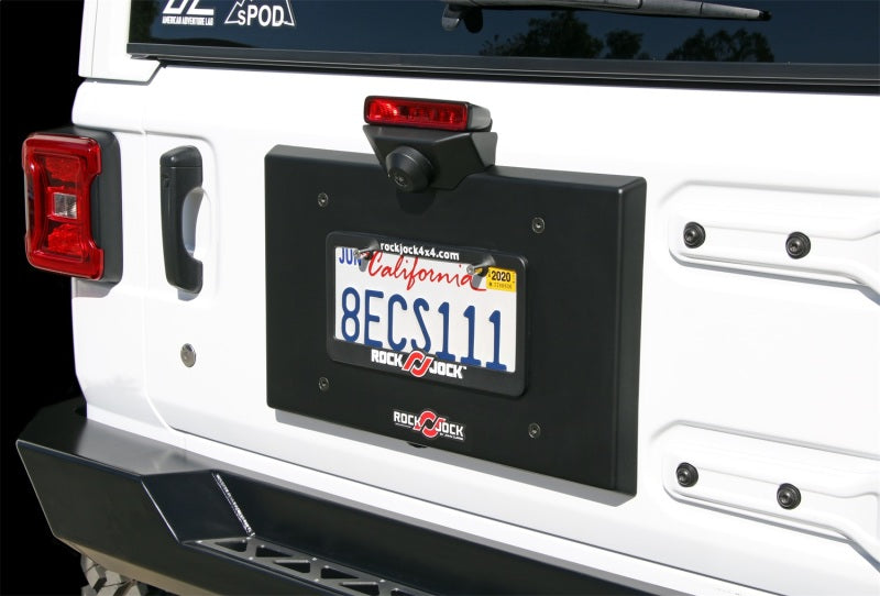 Load image into Gallery viewer, RockJock JL Spare Tire Mount Delete and Vent Cover w/ Hardware
