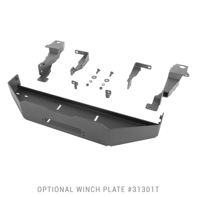 Load image into Gallery viewer, Go Rhino 19-24 Ram 1500 3100 Series StepGuard Winch Tray Kit (Req. 3130T or 3130MT) - Tex. Black
