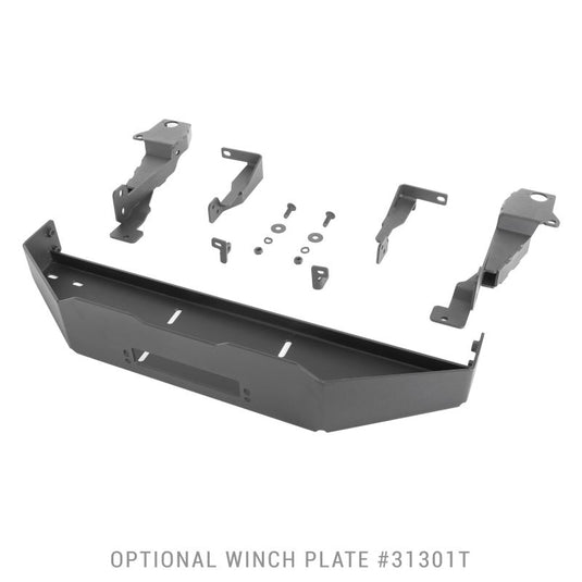 Go Rhino 19-24 Ram 1500 3100 Series StepGuard Winch Tray Kit (Req. 3130T or 3130MT) - Tex. Black