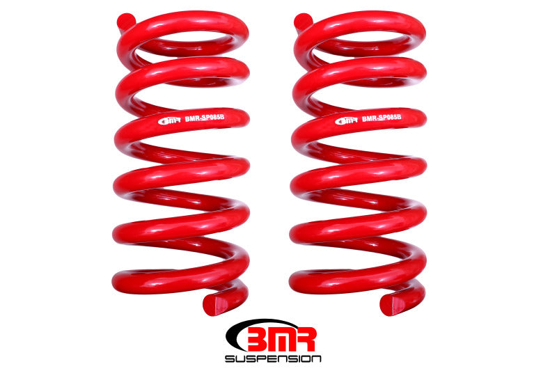 Load image into Gallery viewer, BMR 15-17 S550 Mustang Rear Handling Version Lowering Springs - Red
