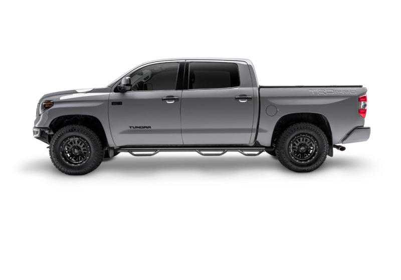 Load image into Gallery viewer, N-Fab Nerf Step 2019 Chevy/GMC 1500 Crew Cab 5ft 8in Bed - Bed Access - Tex. Black - 3in
