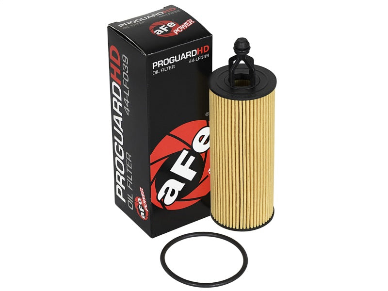 Load image into Gallery viewer, aFe Pro GUARD HD Oil Filter 2018+ Jeep Wrangler (JL) V6 3.6L (4 Pack)
