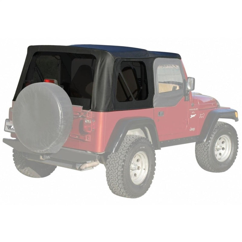 Load image into Gallery viewer, Rampage 1997-2006 Jeep Wrangler(TJ) OEM Replacement Top - Black Denim
