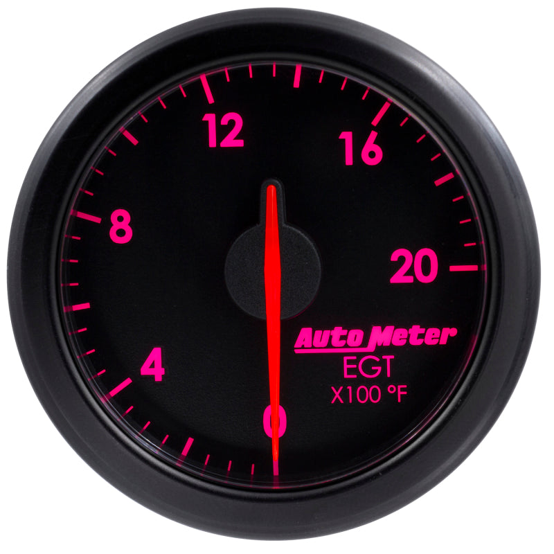 Load image into Gallery viewer, Autometer Airdrive 2-1/16in EGT Gauge 0-2000 Degrees F - Black
