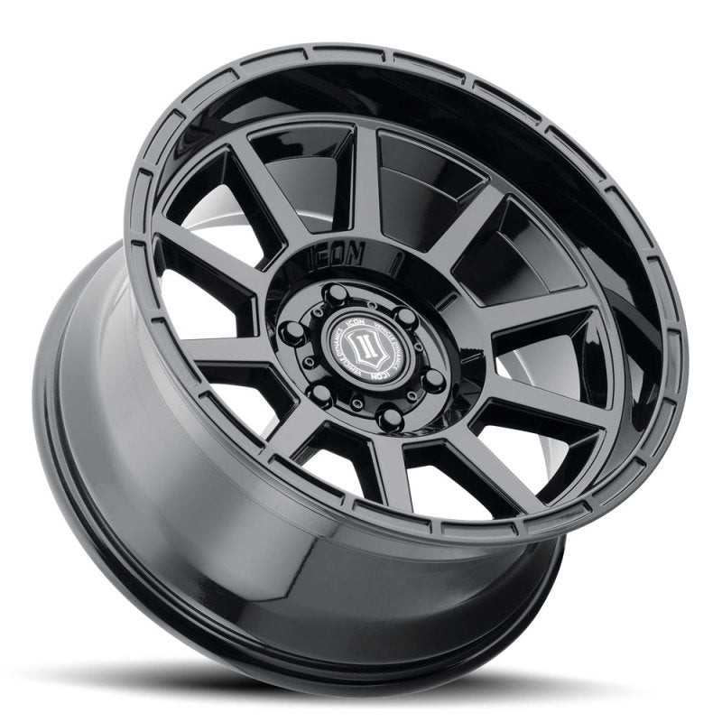 Load image into Gallery viewer, ICON Recoil 20x10 6x5.5 -24mm Offset 4.5in BS Gloss Black Wheel
