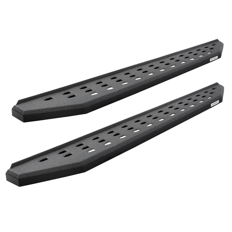 Load image into Gallery viewer, Go Rhino RB20 Running Boards 57in. Cab Length - Bedliner Coating (No Drill/Mounting Brackets Req.)
