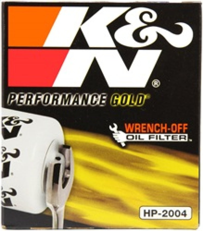 Load image into Gallery viewer, K&amp;N 87-92 Supra Non-Turbo / 99-04 Grand Cherokee 4.0 Performance Gold Oil Filter
