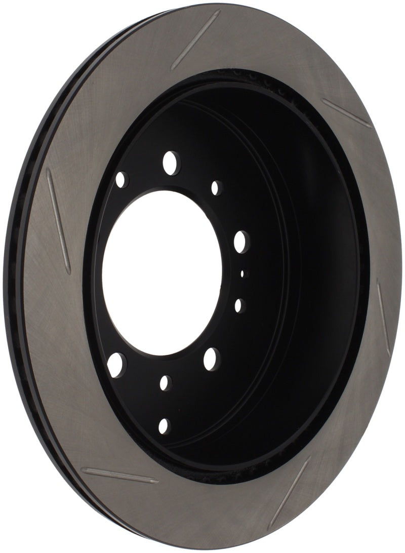 Load image into Gallery viewer, StopTech Power Slot 08-09 Lexus LX450/470/570 / 07-09 Toyota Tundra Slotted Left Rear Rotor
