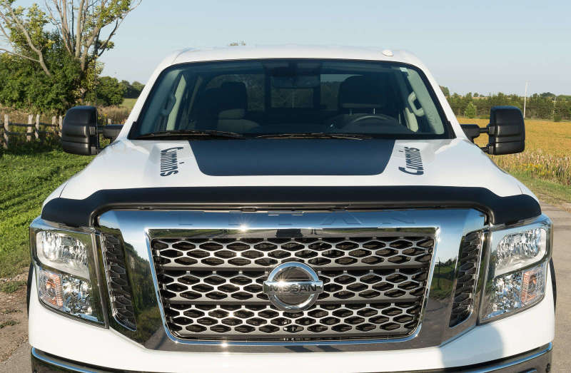 Load image into Gallery viewer, EGR 16+ Nissan Titan XD Superguard Hood Shield - Matte
