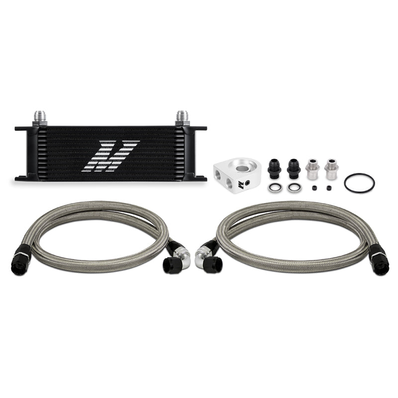 Load image into Gallery viewer, Mishimoto Universal 13 Row Oil Cooler Kit (Black)
